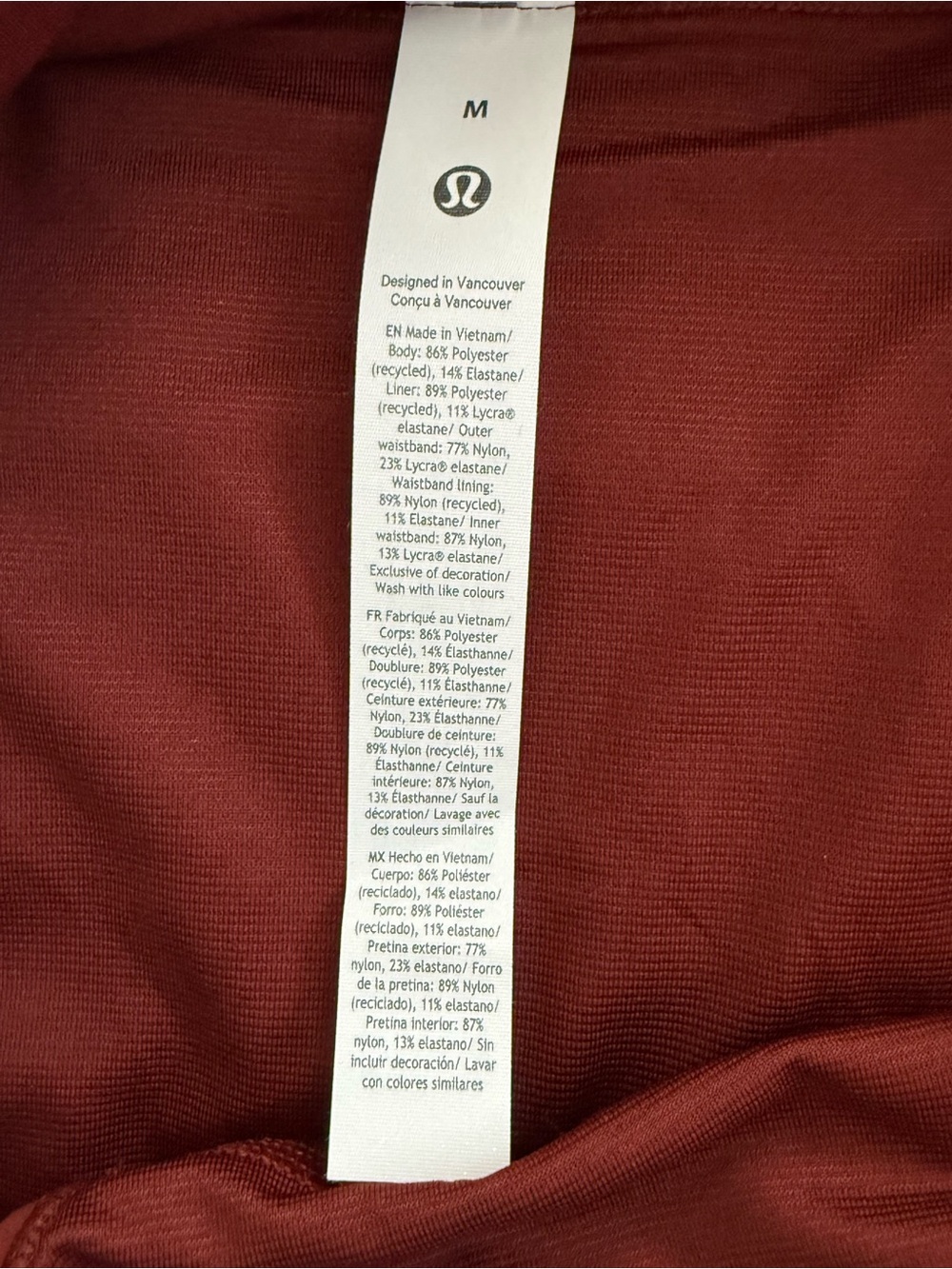 Lululemon Speed Up HR Short 2.5” Mesh Vent Cranberry Charm M NWT - Picture 5 of 8